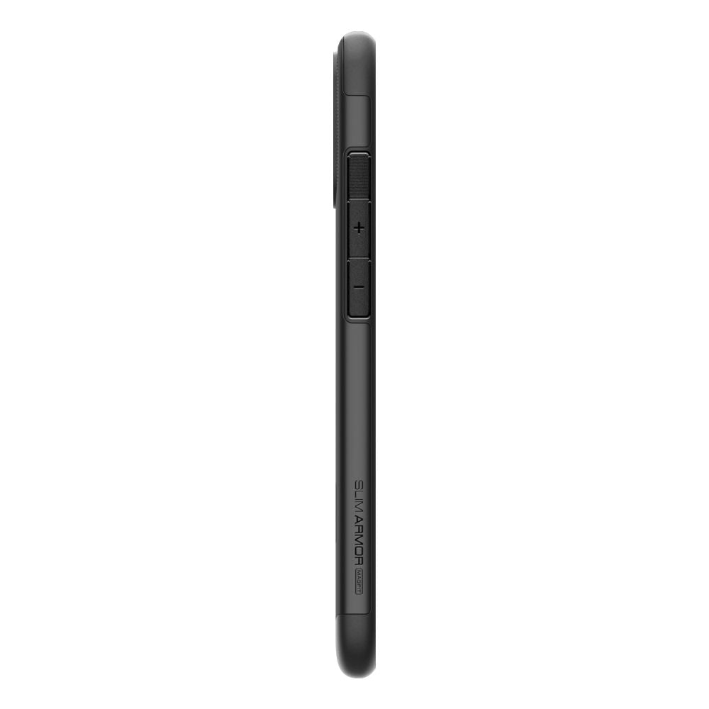 Ovitek MagSafe za Apple iPhone 16, Spigen, Slim Armor, Črn