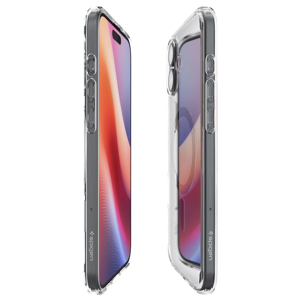 Ovitek MagSafe za Apple iPhone 16, Spigen, Ultra Hybrid, Črn ACS08206