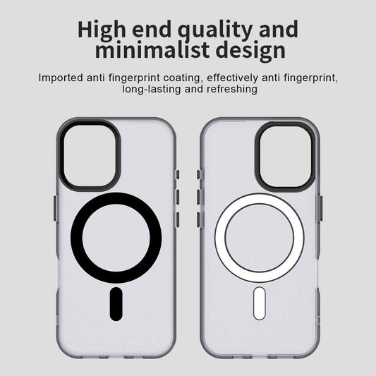 MagSafe ovitek za Apple iPhone 16, Techsuit, CandyCase, Črn
