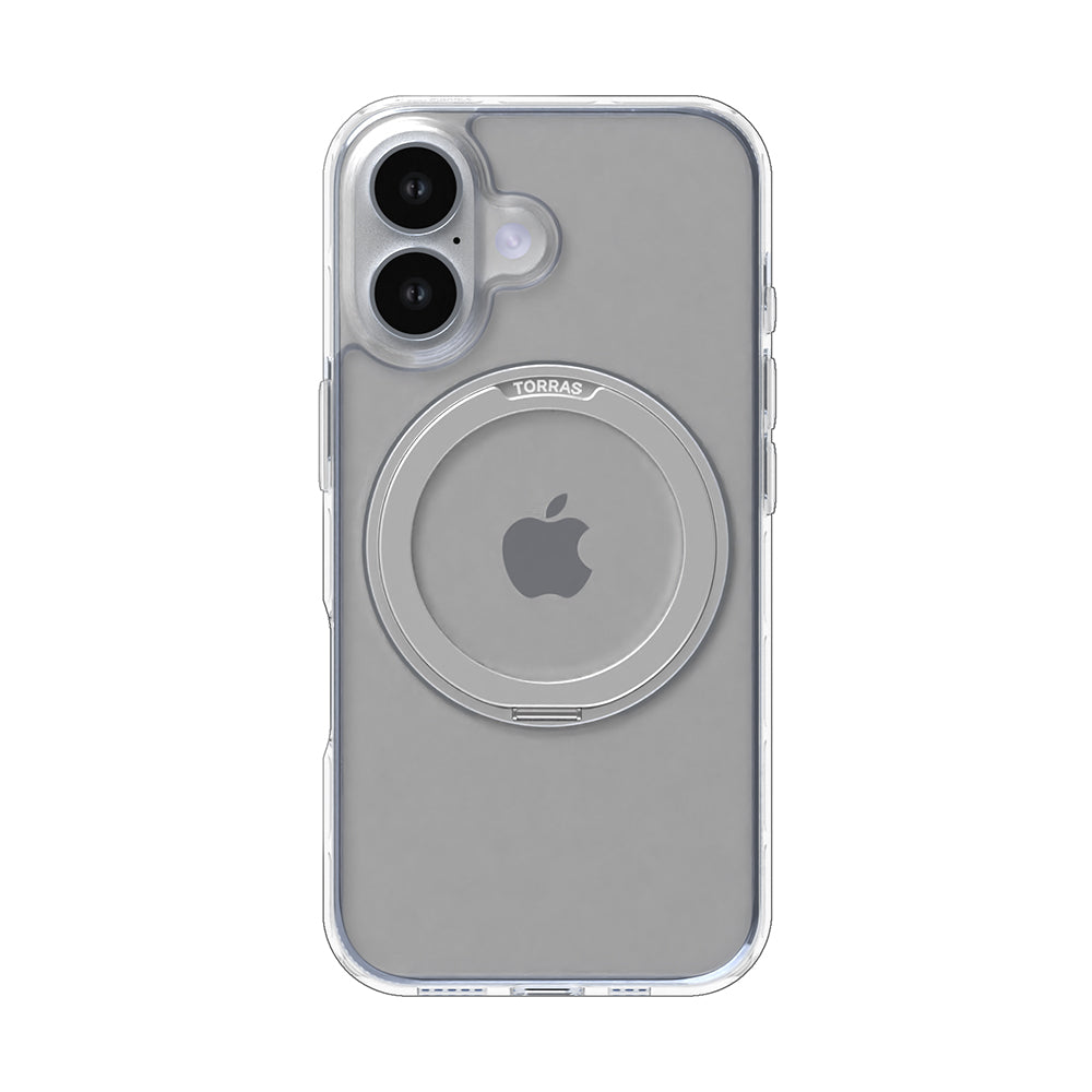 Ohišje MagSafe za Apple iPhone 16, Torras, Ostand Pro, Prozorno