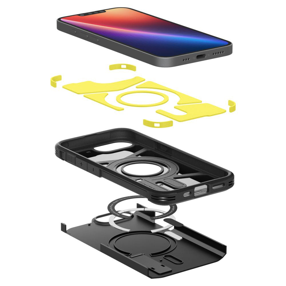 MagSafe Case for Apple iPhone 17e / 16e, Spigen, Tough Armor, Black ACS09137