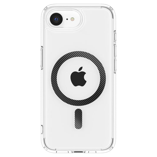 MagSafe ovitek za Apple iPhone 17e / 16e, Spigen, Ultra Hybrid Carbon, Prozoren