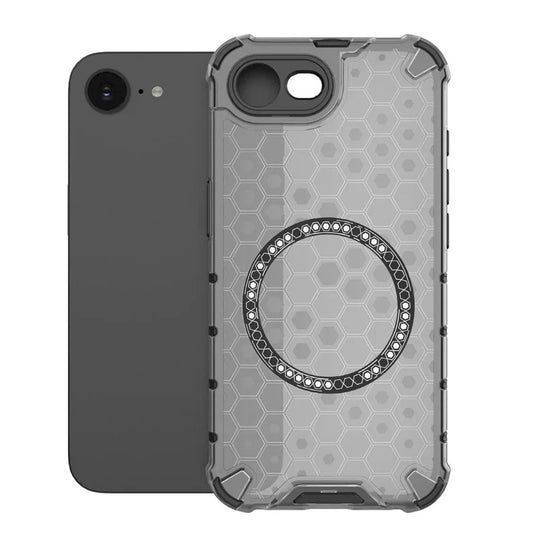 MagSafe ovitek za Apple iPhone 17e / 16e, Techsuit, HoneyComb Shield, Črn