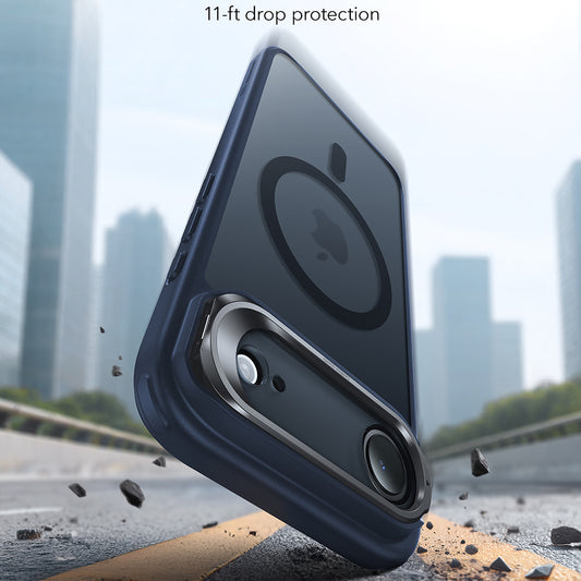 Ovitek MagSafe za Apple iPhone 17 Air, ESR, Classic Hybrid Kickstand, Satenasto modra