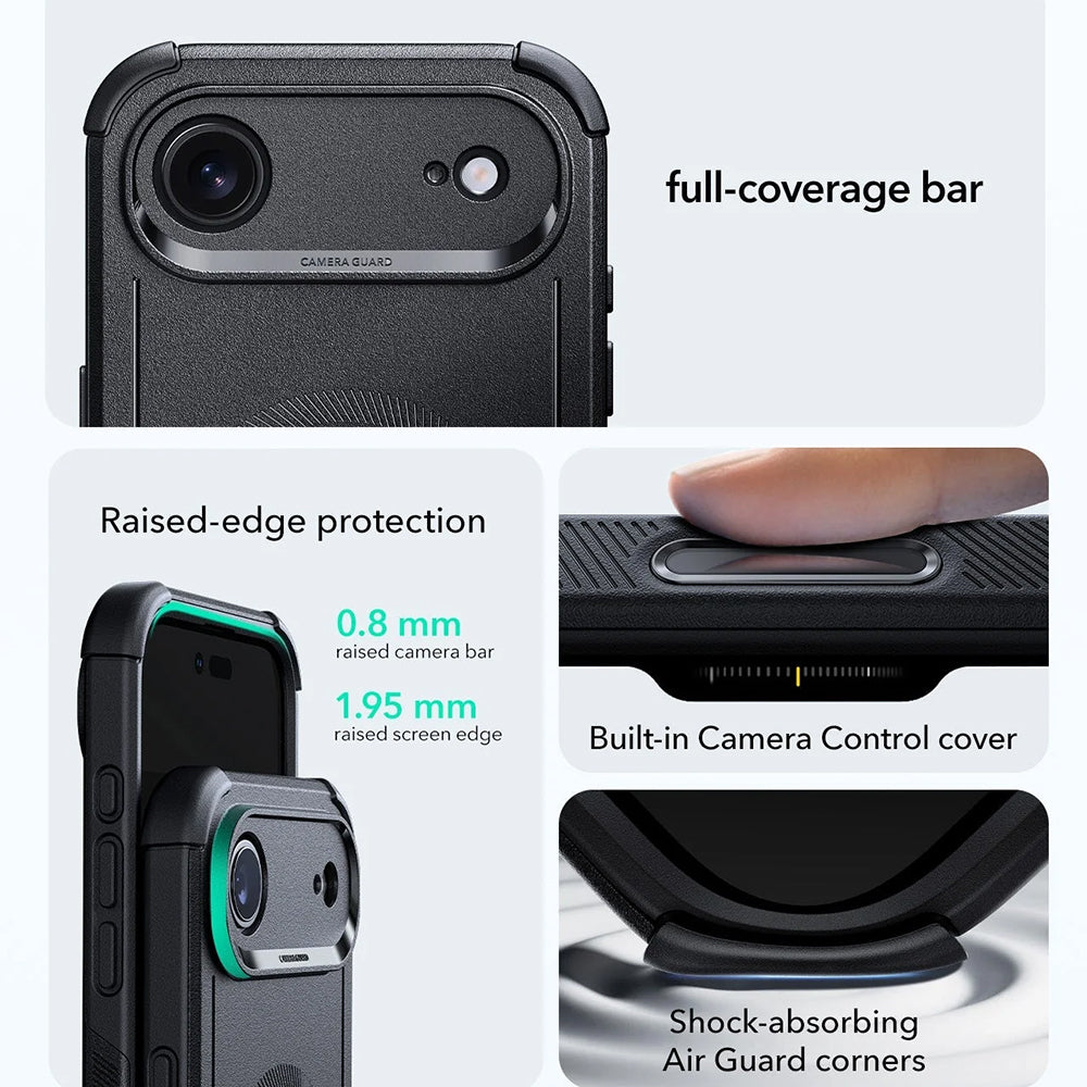 Ovitek MagSafe za Apple iPhone 17 Air, ESR, Cyber, Črn