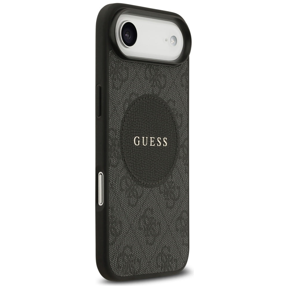 MagSafe Case for Apple iPhone 17 Air, Guess, 4G Circle Classic Logo, Black