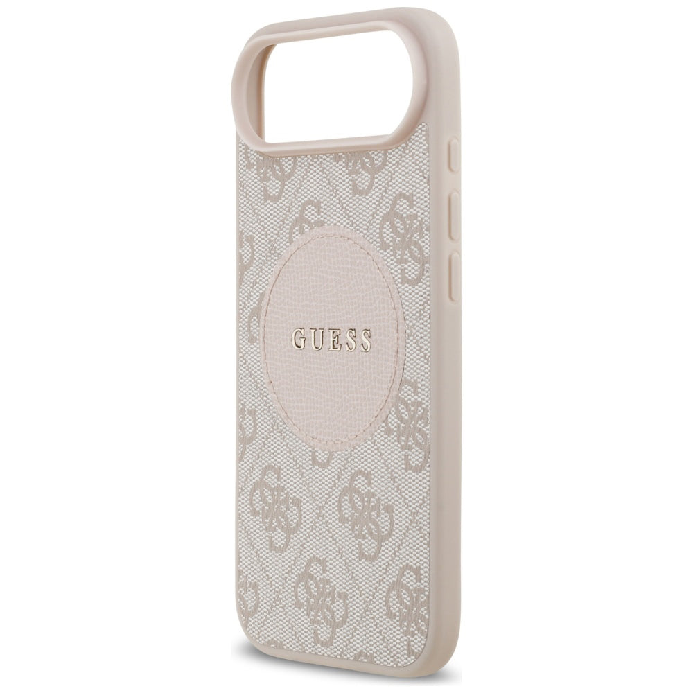 Ovitek MagSafe za Apple iPhone 17 Air, Guess, 4G Circle Classic Logo, Roza
