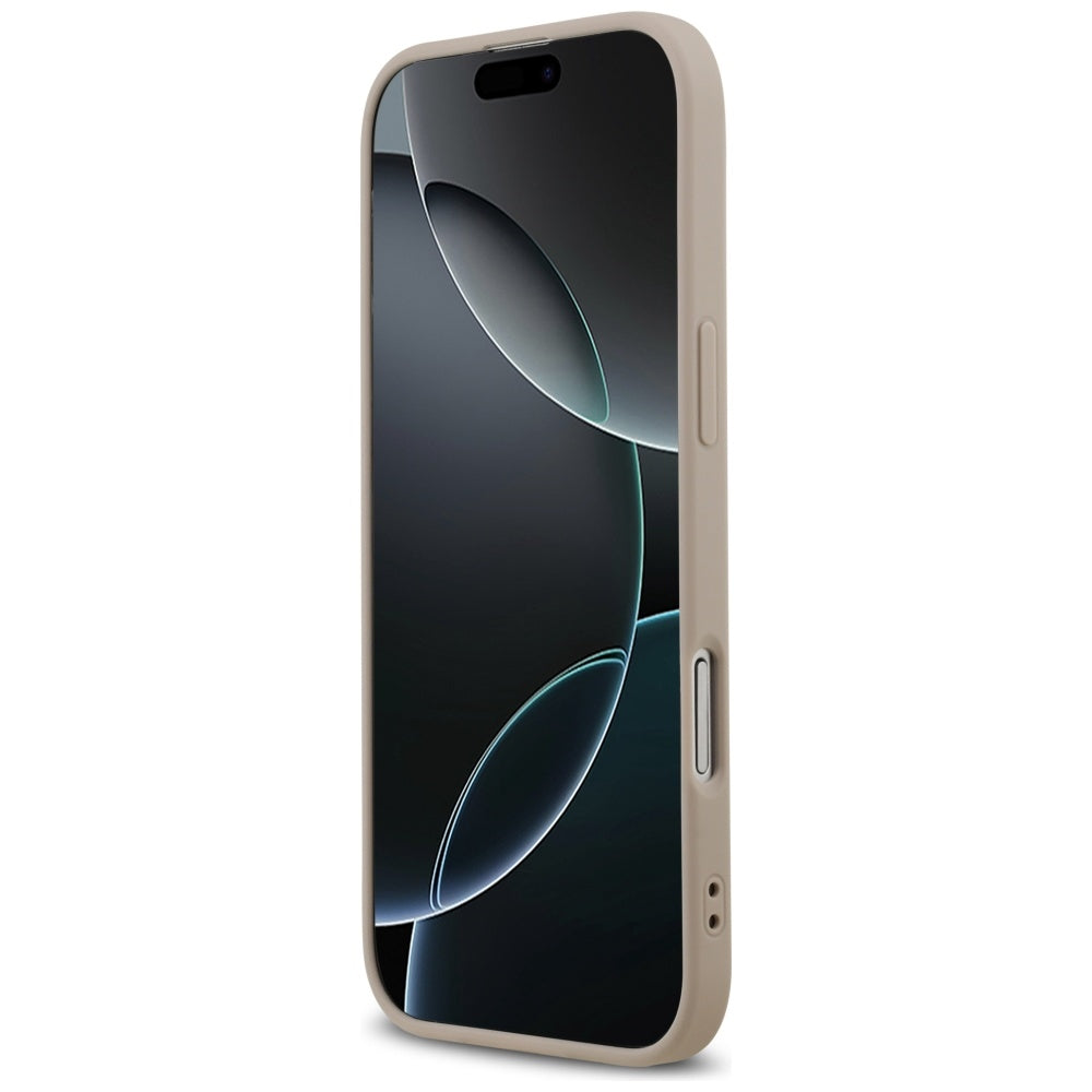 Ovitek MagSafe za Apple iPhone 17 Air, Guess, 4G Ring Classic Logo, Roza