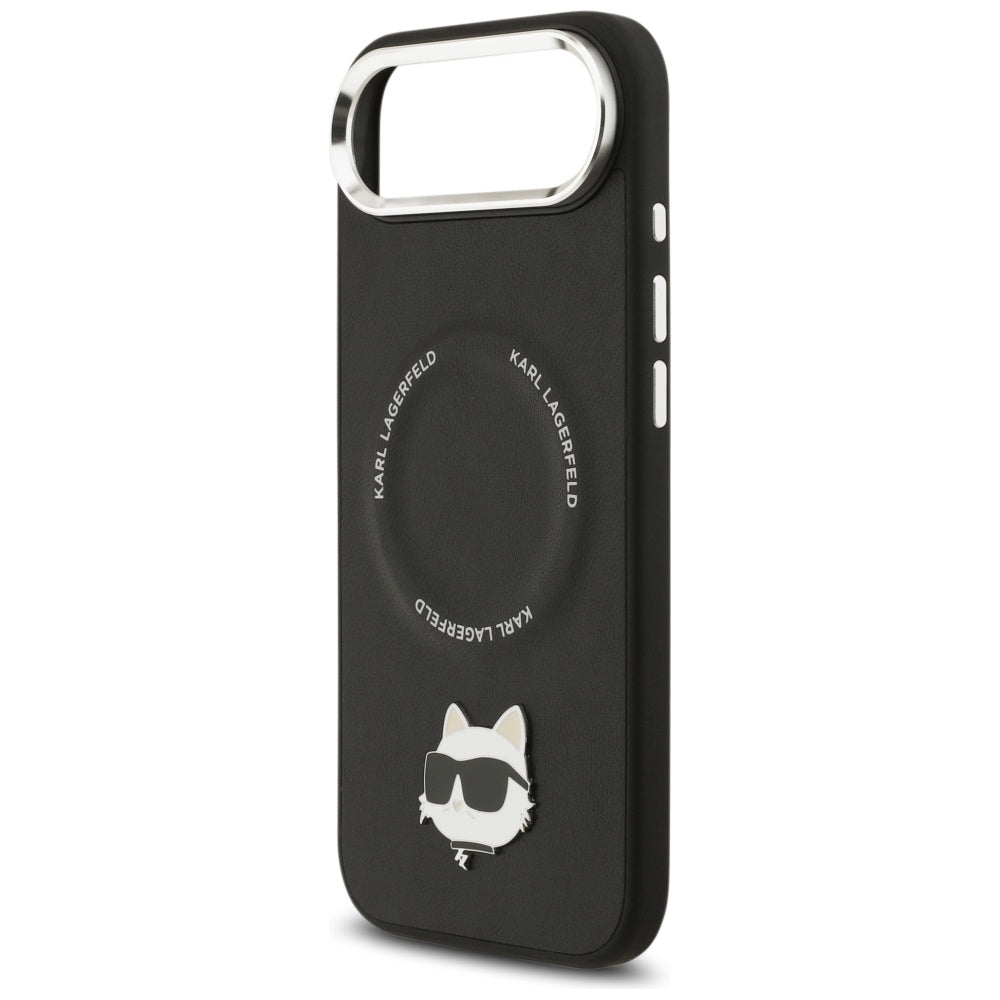 Ovitek MagSafe za Apple iPhone 17 Air, Karl Lagerfeld, Choupette Pin, Črn