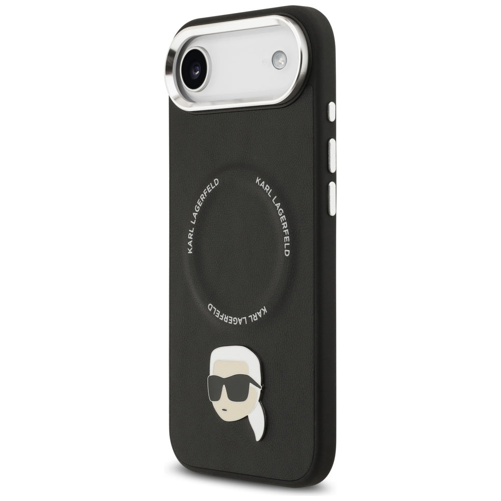 Ovitek MagSafe za Apple iPhone 17 Air, Karl Lagerfeld, Karl Pin, Črn