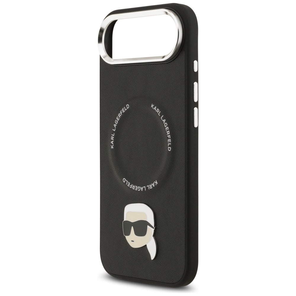 Ovitek MagSafe za Apple iPhone 17 Air, Karl Lagerfeld, Karl Pin, Črn