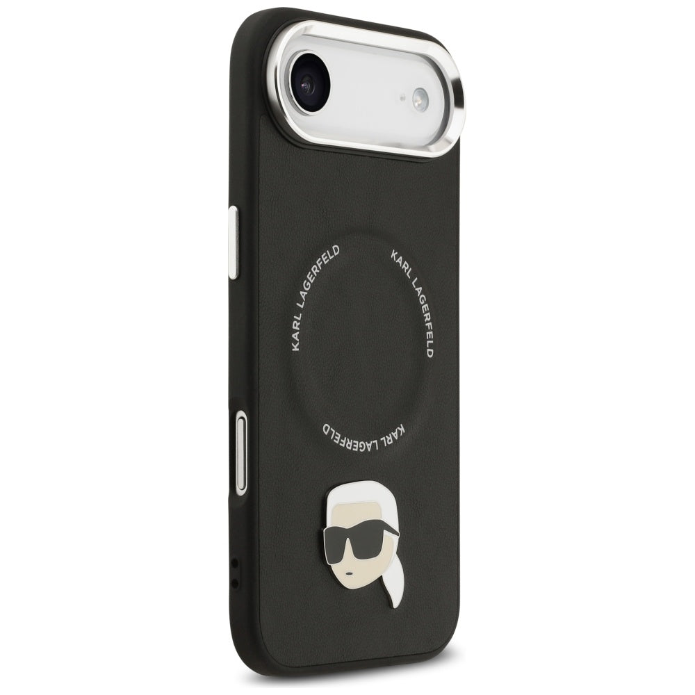 Ovitek MagSafe za Apple iPhone 17 Air, Karl Lagerfeld, Karl Pin, Črn