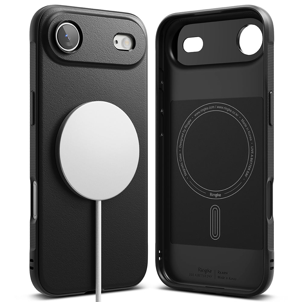 Ovitek MagSafe za Apple iPhone 17 Air, Ringke, Onyx, Črn