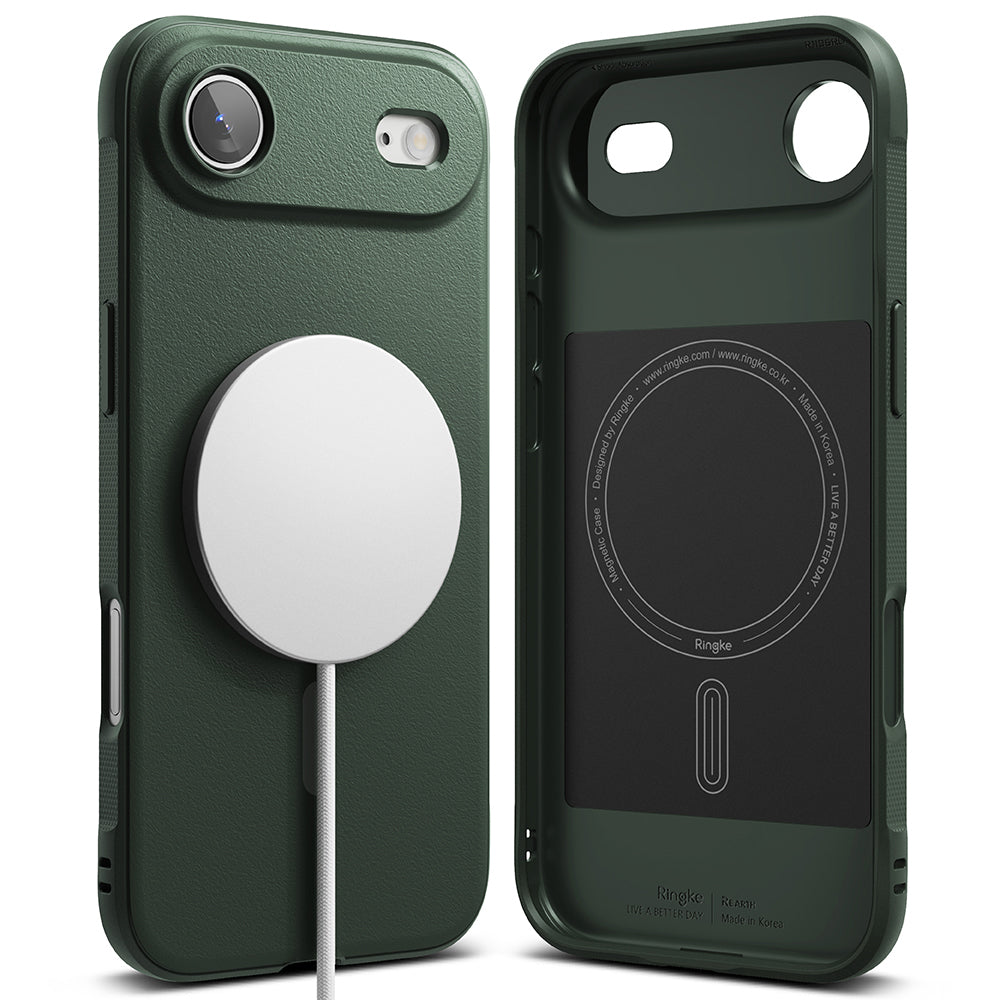 Ovitek MagSafe za Apple iPhone 17 Air, Ringke, Onyx, Temno Zelen