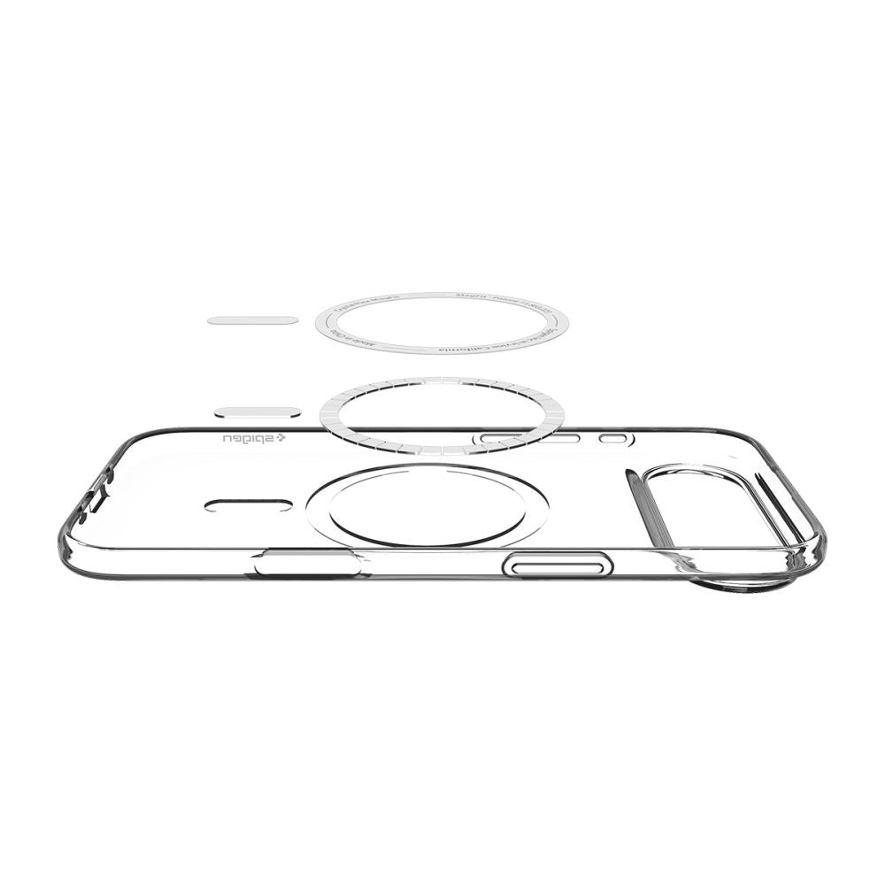 Ovitek MagSafe za Apple iPhone 17 Air, Spigen, Liquid Crystal, Bela ACS10395