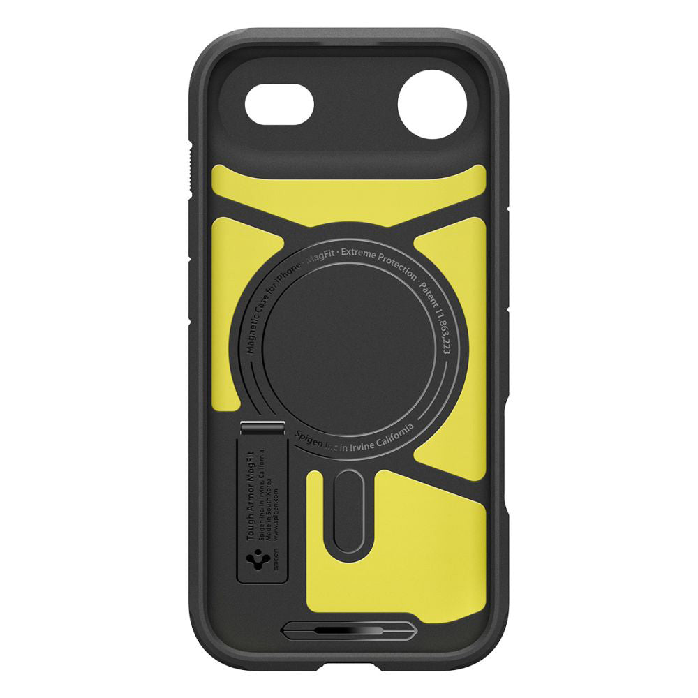 Ovitek MagSafe za Apple iPhone 17 Air, Spigen, Tough Armor T, Črn