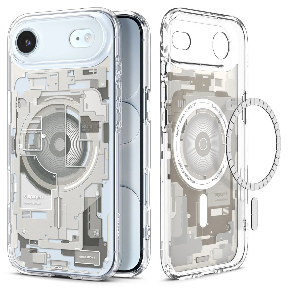 Ovitek MagSafe za Apple iPhone 17 Air, Spigen, Ultra Hybrid Zero One, Bež ACS10319