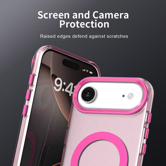 Ovitek MagSafe za Apple iPhone 17 Air, Techsuit, CandyCase, Roza