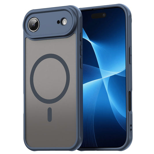 Ovitek MagSafe za Apple iPhone 17 Air, Techsuit, HaloFrost II, Temno modra