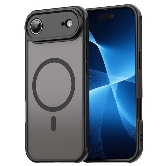 Ovitek MagSafe za Apple iPhone 17 Air, Techsuit, HaloFrost II, Črn