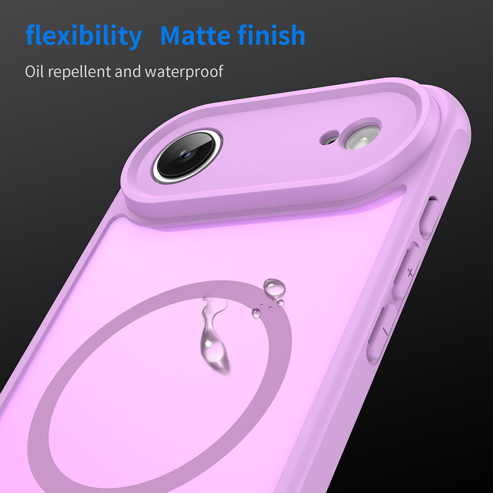 Ovitek MagSafe za Apple iPhone 17 Air, Techsuit, HaloFrost II, Roza