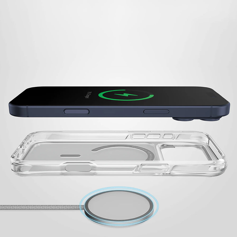 Ovitek MagSafe za Apple iPhone 17 Air, UNIQ, LifePro Xtreme MagClick, Prozoren
