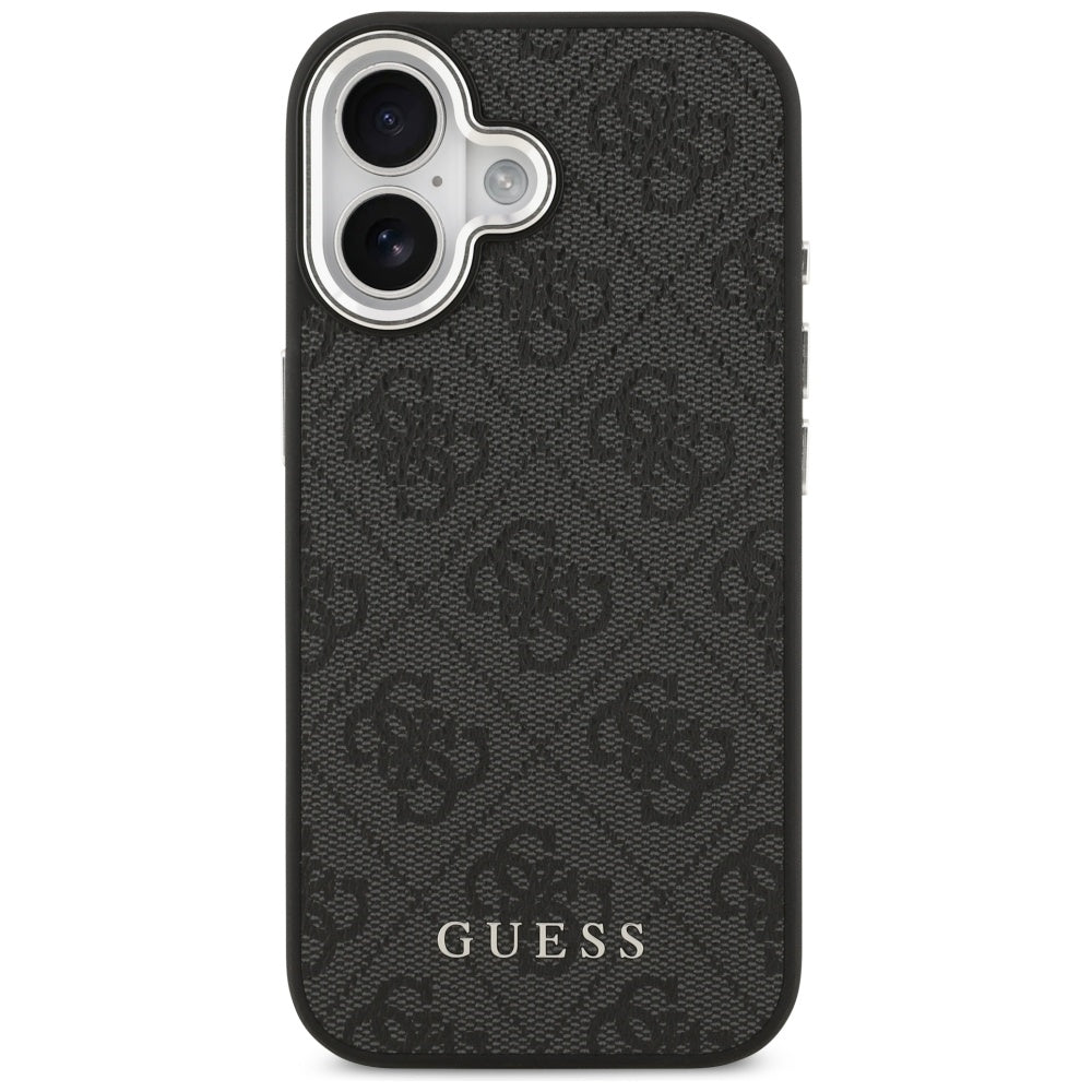 MagSafe Case for Apple iPhone 17, Guess, 4G Classic Logo, Black