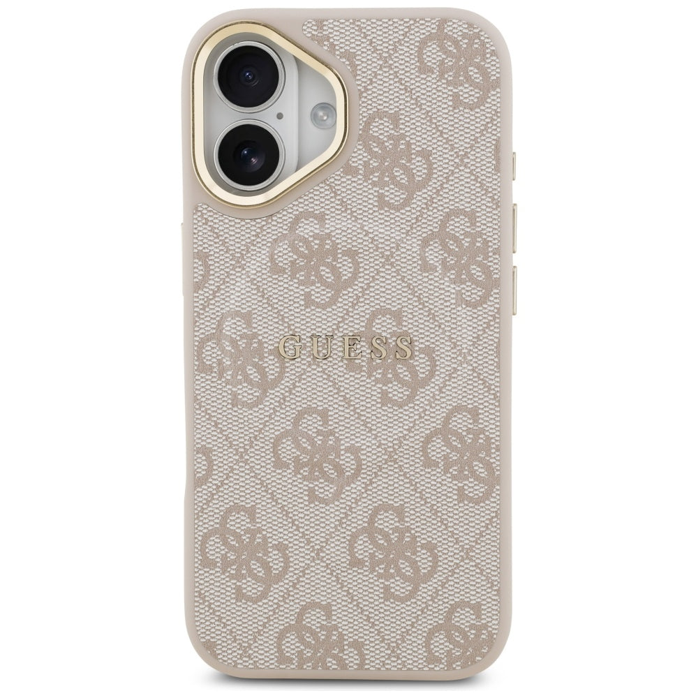Ovitek MagSafe za Apple iPhone 17, Guess, 4G Classic, Roza