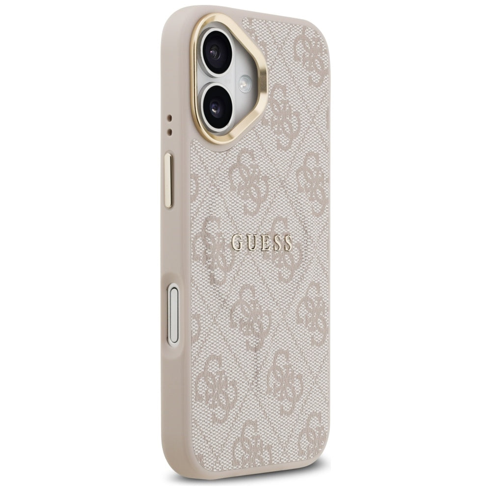 Ovitek MagSafe za Apple iPhone 17, Guess, 4G Classic, Roza