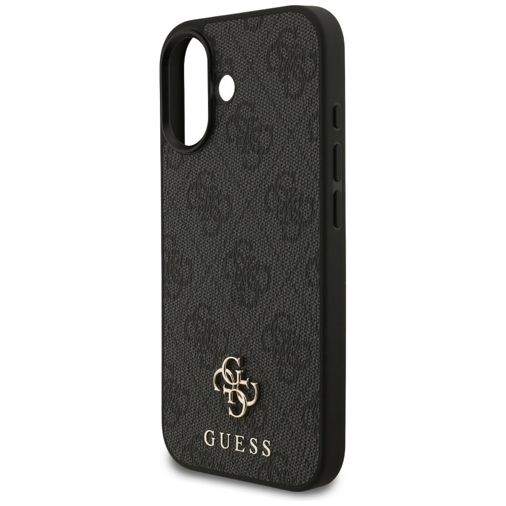 Ovitek MagSafe za Apple iPhone 17, Guess, 4G Small and Classic Logo, črn