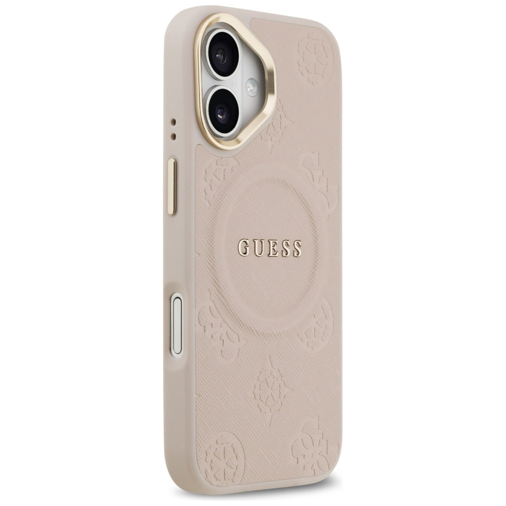 MagSafe ovitek za Apple iPhone 17, Guess, Peony Hot Stamp, Roza