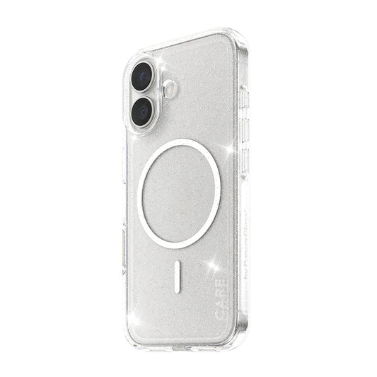 Ovitek MagSafe za Apple iPhone 17, PanzerGlass, Care Urban Explorer Star Lit, Prozorna Bela