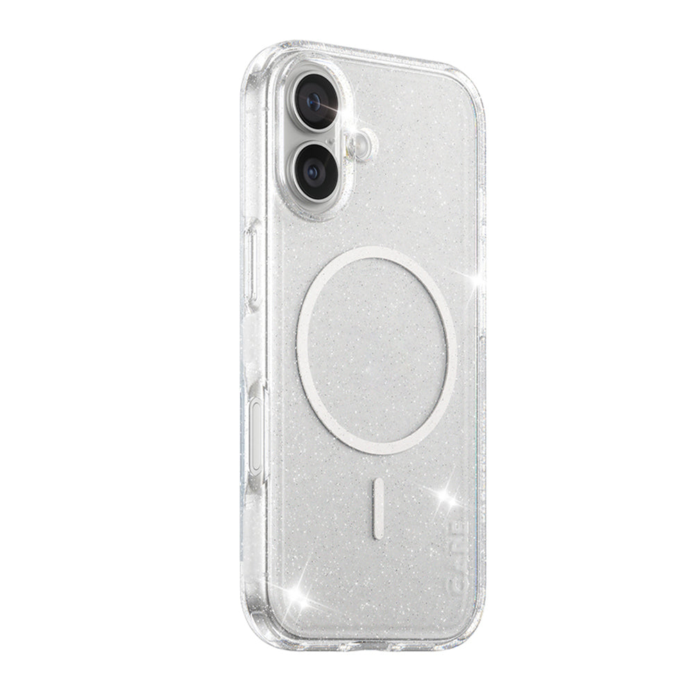 Ovitek MagSafe za Apple iPhone 17, PanzerGlass, Care Urban Explorer Star Lit, Prozorna Bela