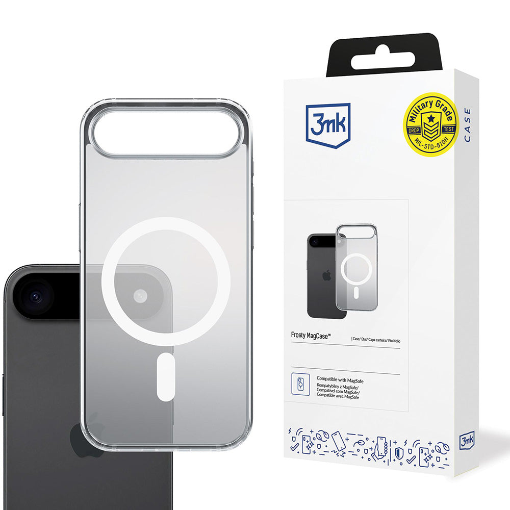MagSafe ovitek za Apple iPhone 17 Pro, 3MK, MagCase, Bela