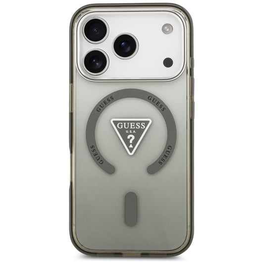 Ovitek MagSafe za Apple iPhone 17 Pro, Guess, IML Gradient Triangle Logo, Kaki
