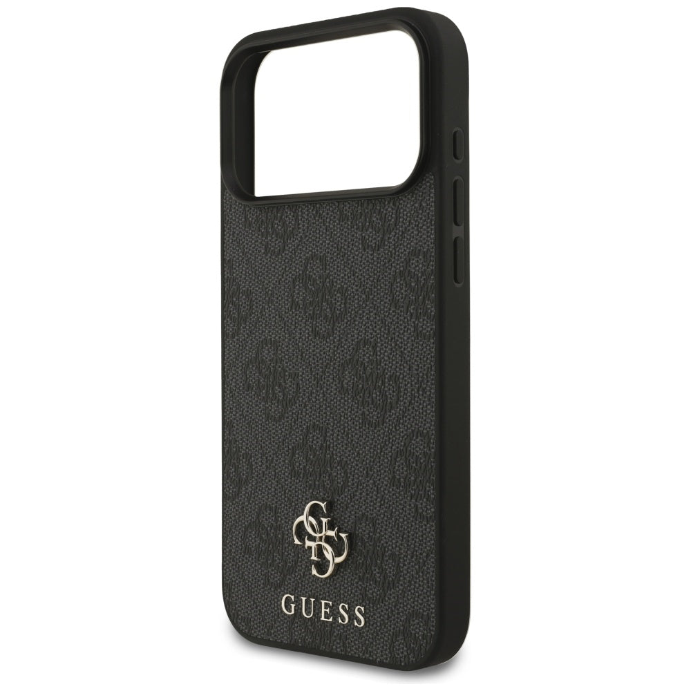 MagSafe ovitek za Apple iPhone 17 Pro Max, Guess, 4G Small and Classic Logo, črn