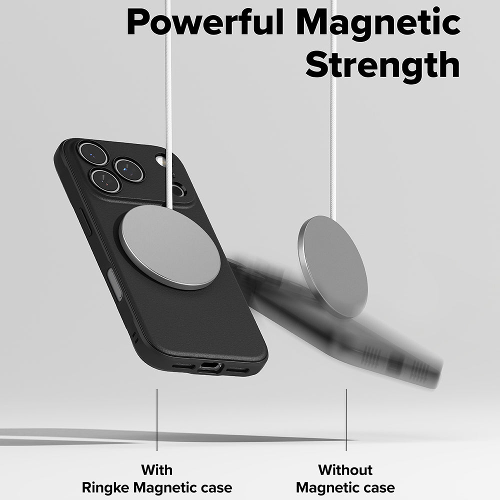 Ovitek MagSafe za Apple iPhone 17 Pro Max, Ringke, Onyx, Črn