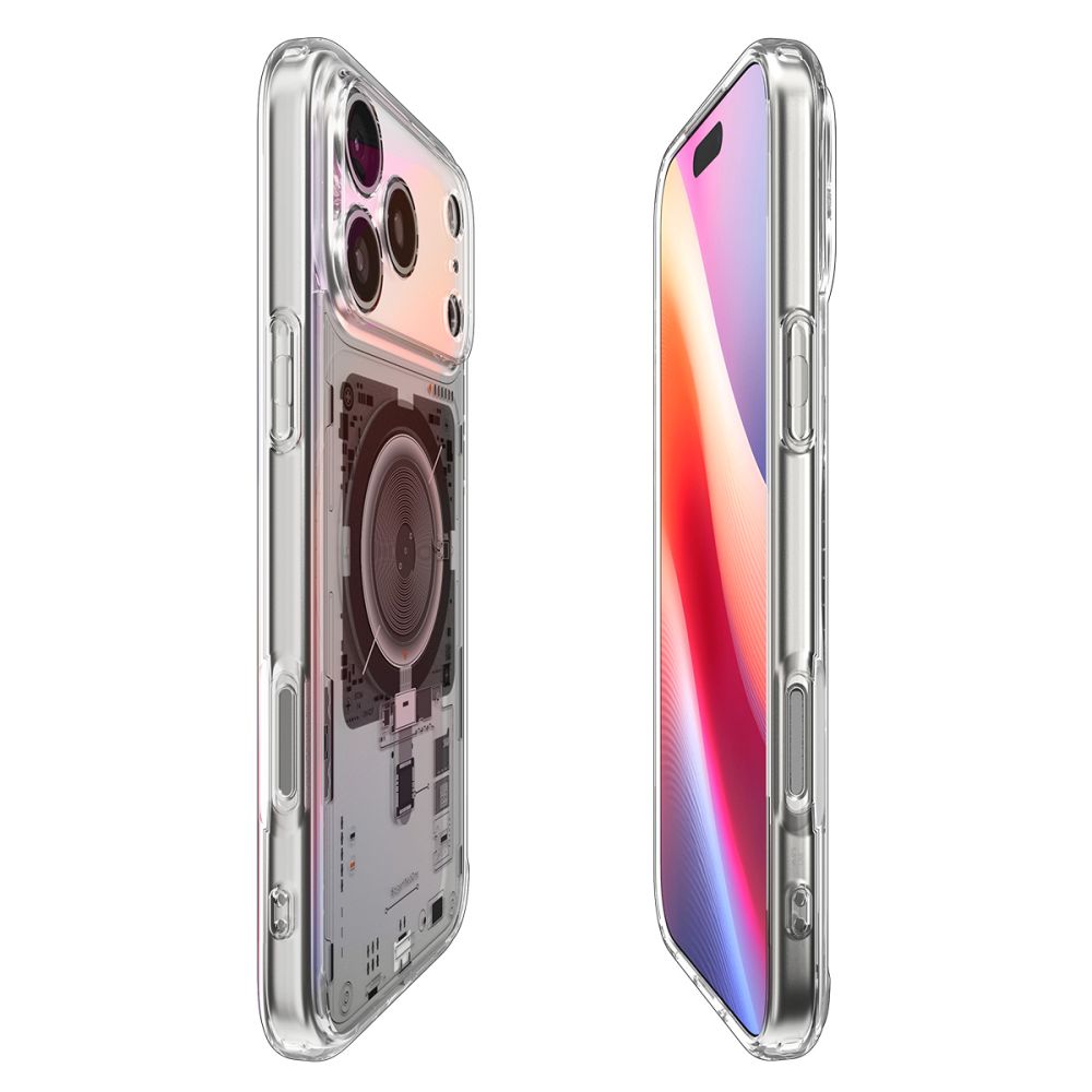 Ovitek MagSafe za Apple iPhone 17 Pro Max, Spigen, Ultra Hybrid Neo One, Prozoren ACS10290
