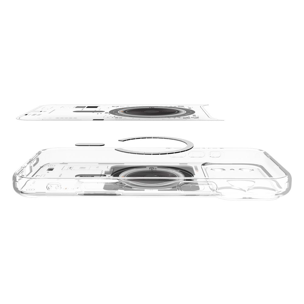 Ovitek MagSafe za Apple iPhone 17 Pro Max, Spigen, Ultra Hybrid Neo One, Prozoren ACS10290