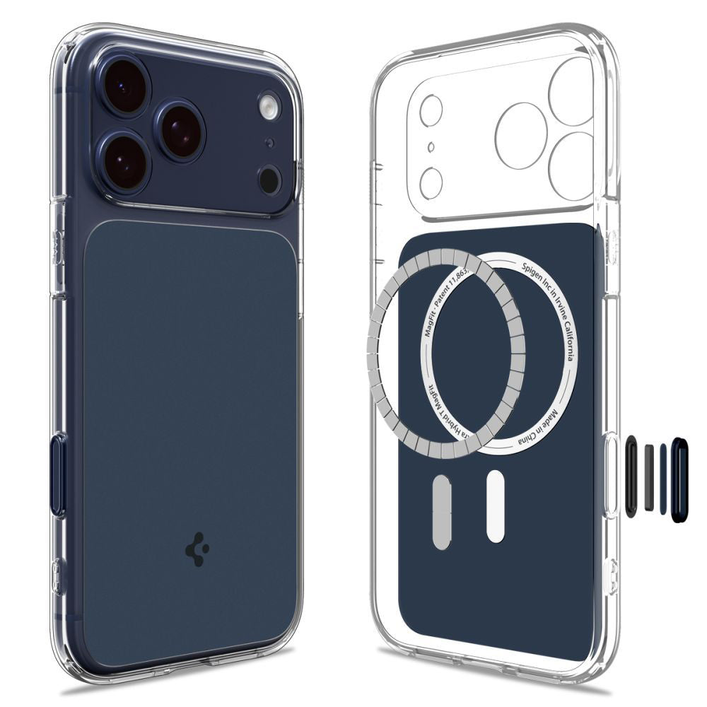 Ovitek MagSafe za Apple iPhone 17 Pro Max, Spigen, Ultra Hybrid T, Mat modra ACS10473