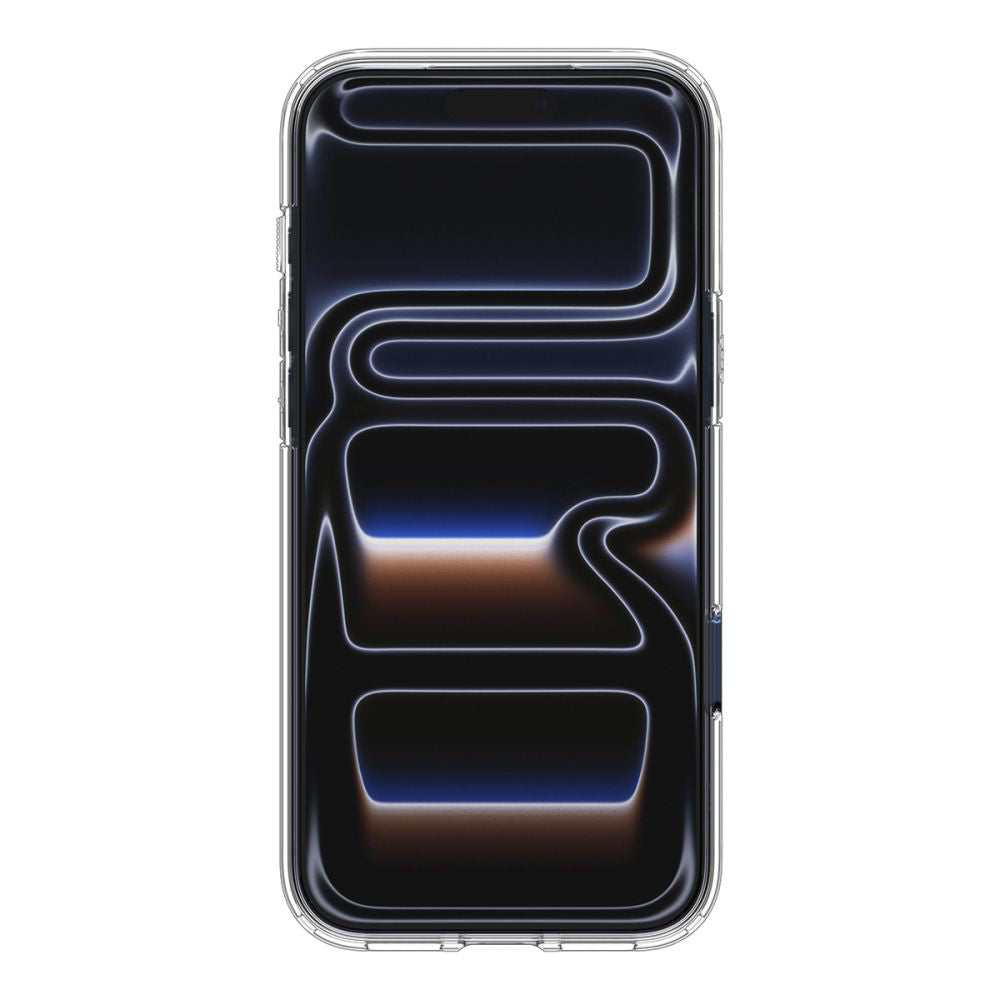 Ovitek MagSafe za Apple iPhone 17 Pro Max, Spigen, Ultra Hybrid, Prozorno Mornarsko Modra ACS11108