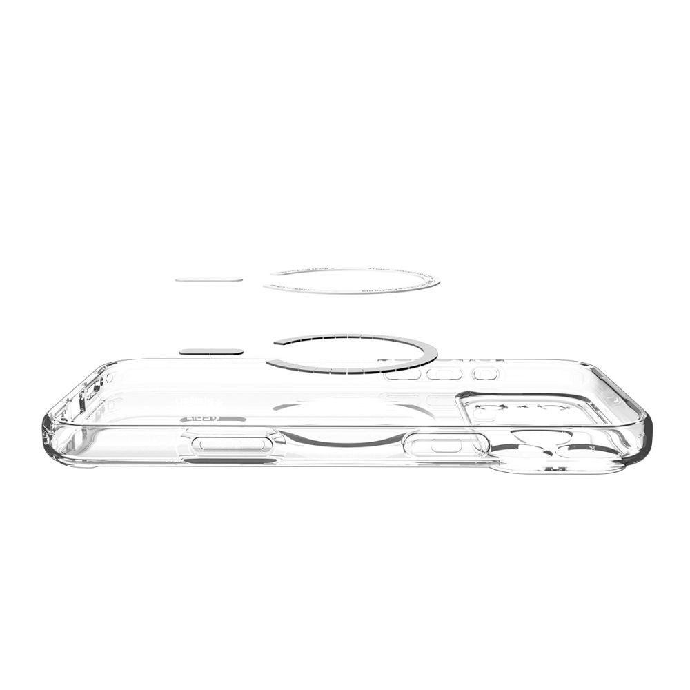 Ovitek MagSafe za Apple iPhone 17 Pro Max, Spigen, Ultra Hybrid, Prozorno Mornarsko Modra ACS11108