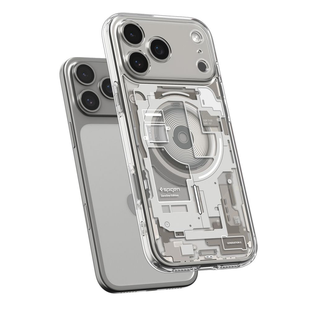 Ovitek MagSafe za Apple iPhone 17 Pro Max, Spigen, Ultra Hybrid Zero One, Bež ACS10288