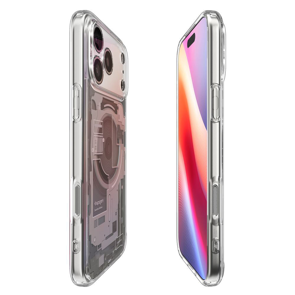 Ovitek MagSafe za Apple iPhone 17 Pro Max, Spigen, Ultra Hybrid Zero One, Bež ACS10288