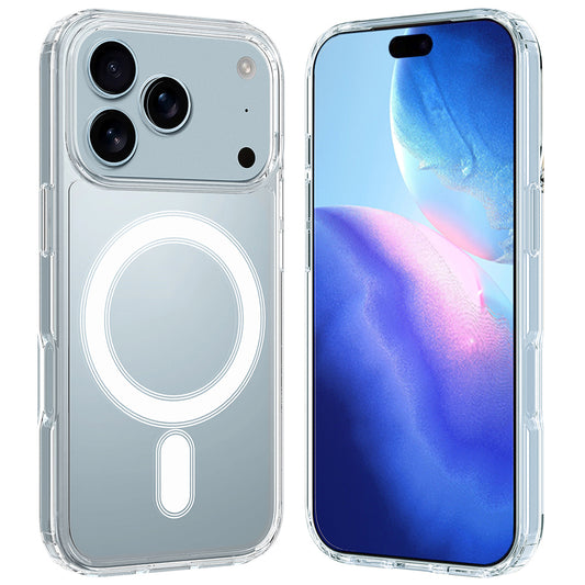 Ovitek MagSafe za Apple iPhone 17 Pro Max, Techsuit, Pro, Prozoren