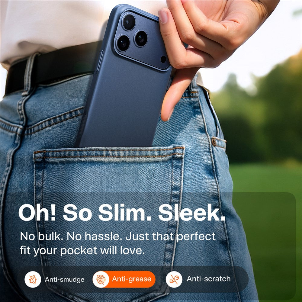 Ovitek MagSafe za Apple iPhone 17 Pro Max, Torras, SlimFit, Mornarsko modra