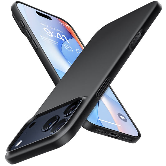 Ovitek MagSafe za Apple iPhone 17 Pro Max, Torras, SlimFit, Črn