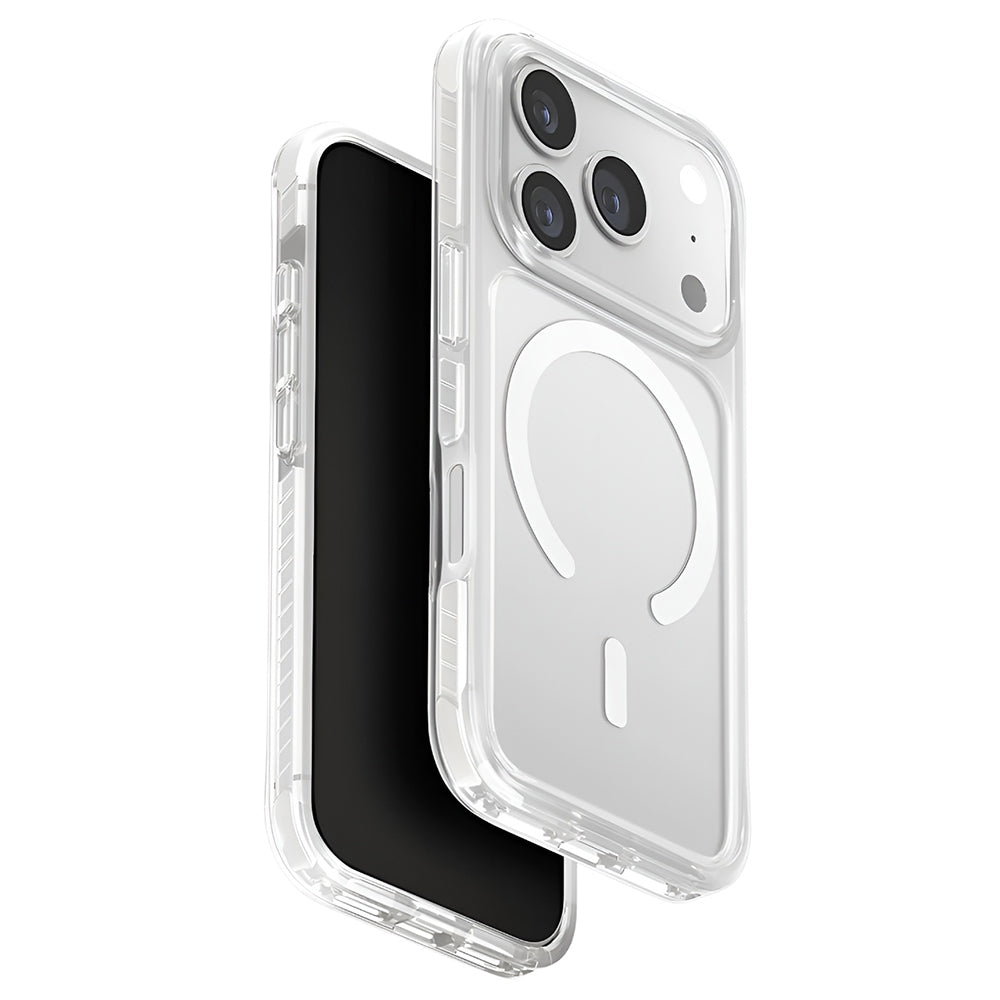Ovitek MagSafe za Apple iPhone 17 Pro Max, UNIQ, Combat MagClick, Bela