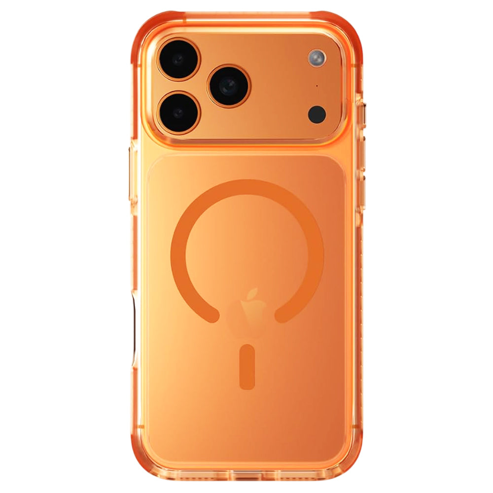 Ovitek MagSafe za Apple iPhone 17 Pro Max, UNIQ, Combat MagClick, Oranžen