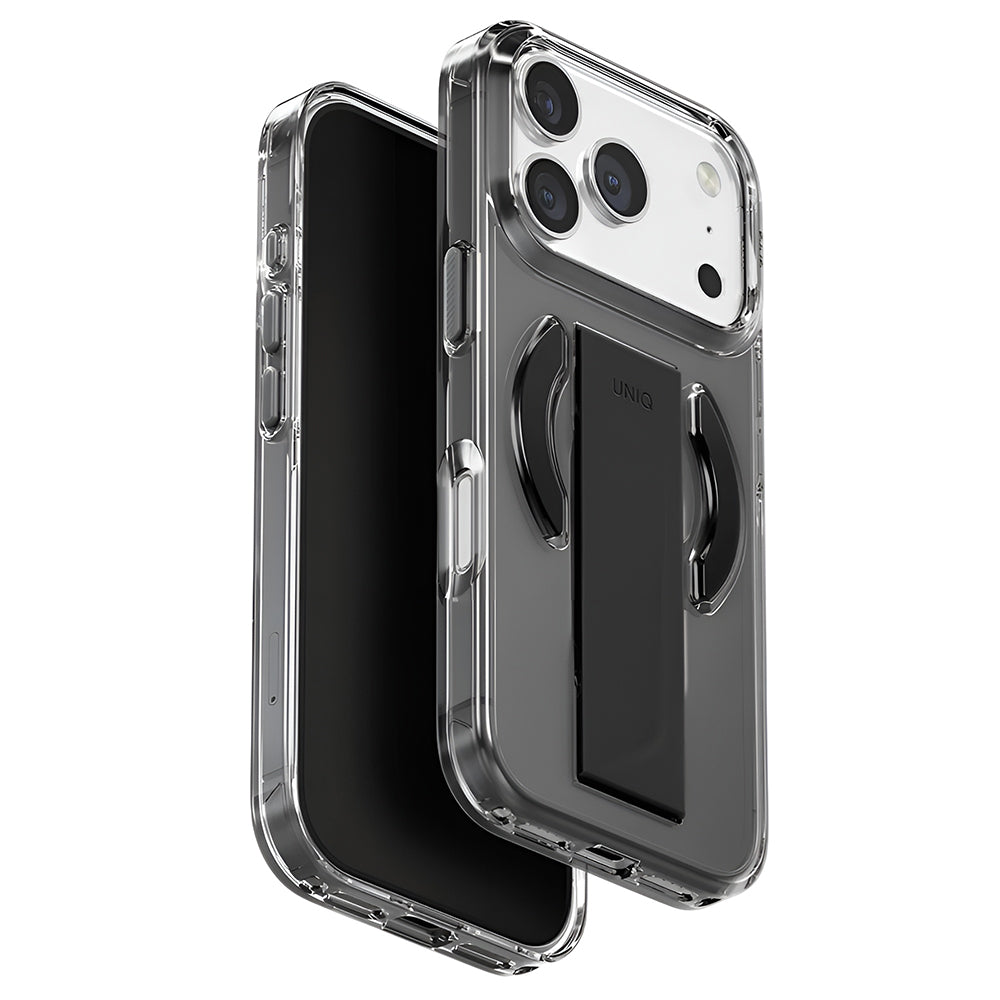 Ovitek MagSafe za Apple iPhone 17 Pro Max, UNIQ, Heldro Air MagClick, črn